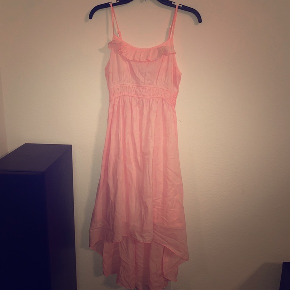 Light Pink Cotton Summer Dress - Picture 1 of 3